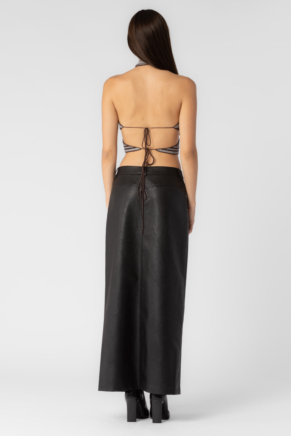 Miuni | Leather Maxi