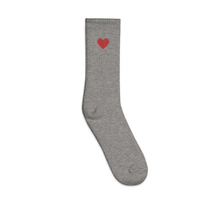 Heart | Embroidered socks