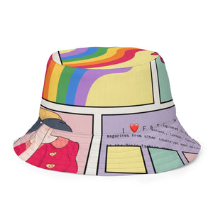 Anime Reversible bucket hat