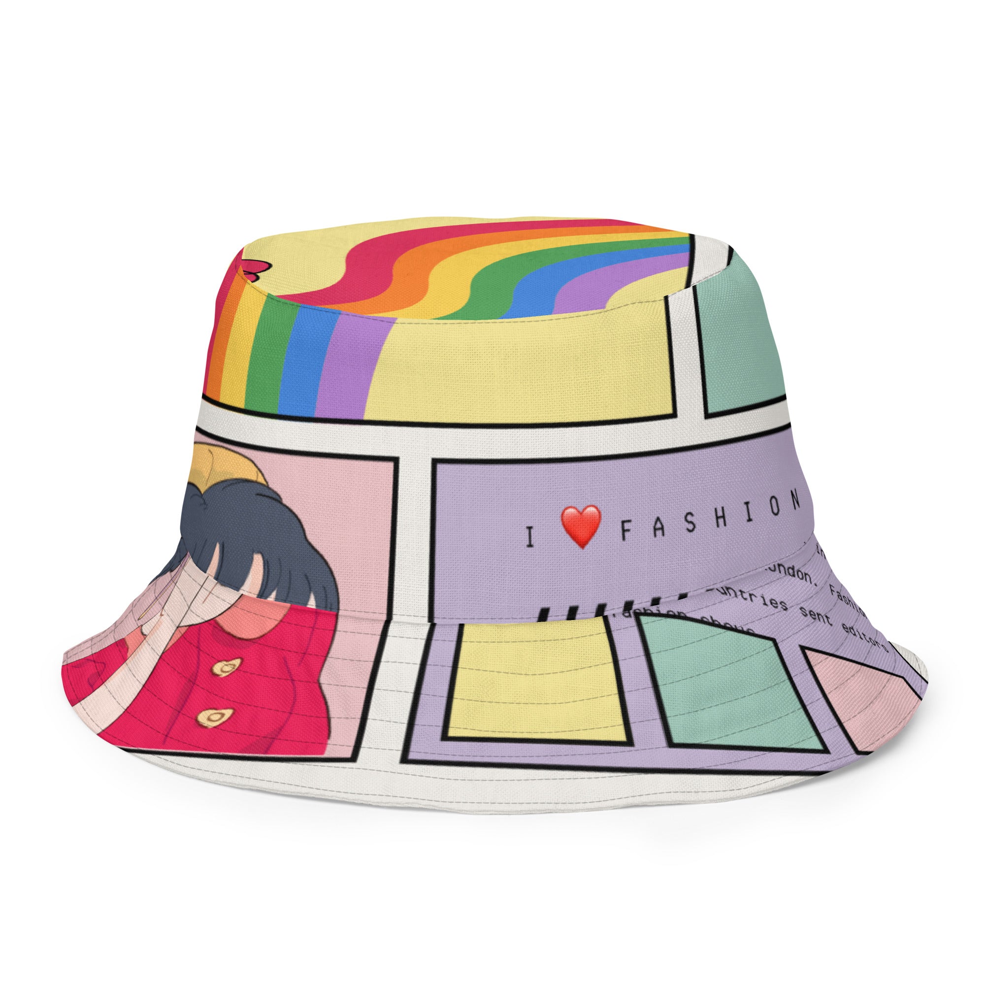 Anime Reversible bucket hat