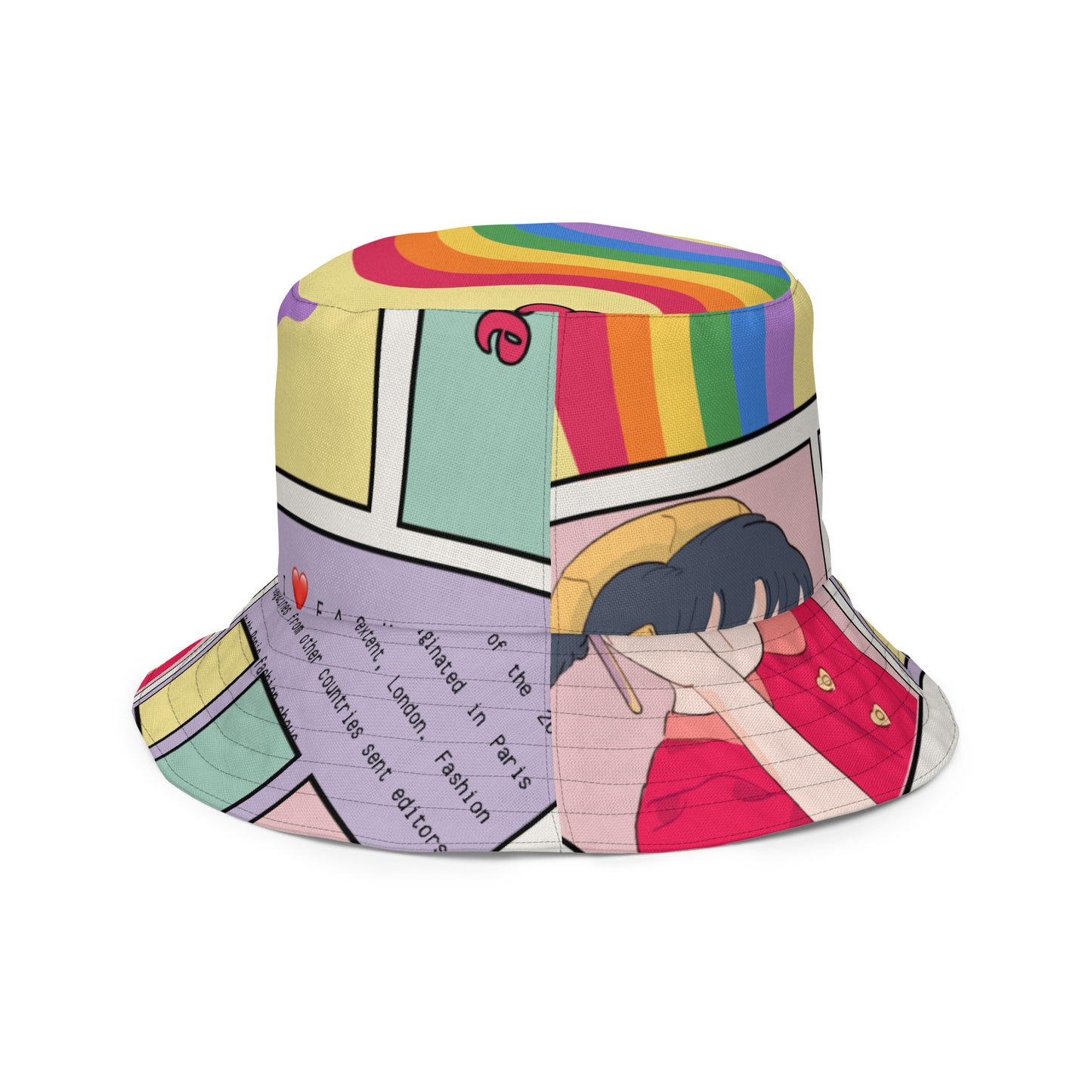 Anime Reversible bucket hat