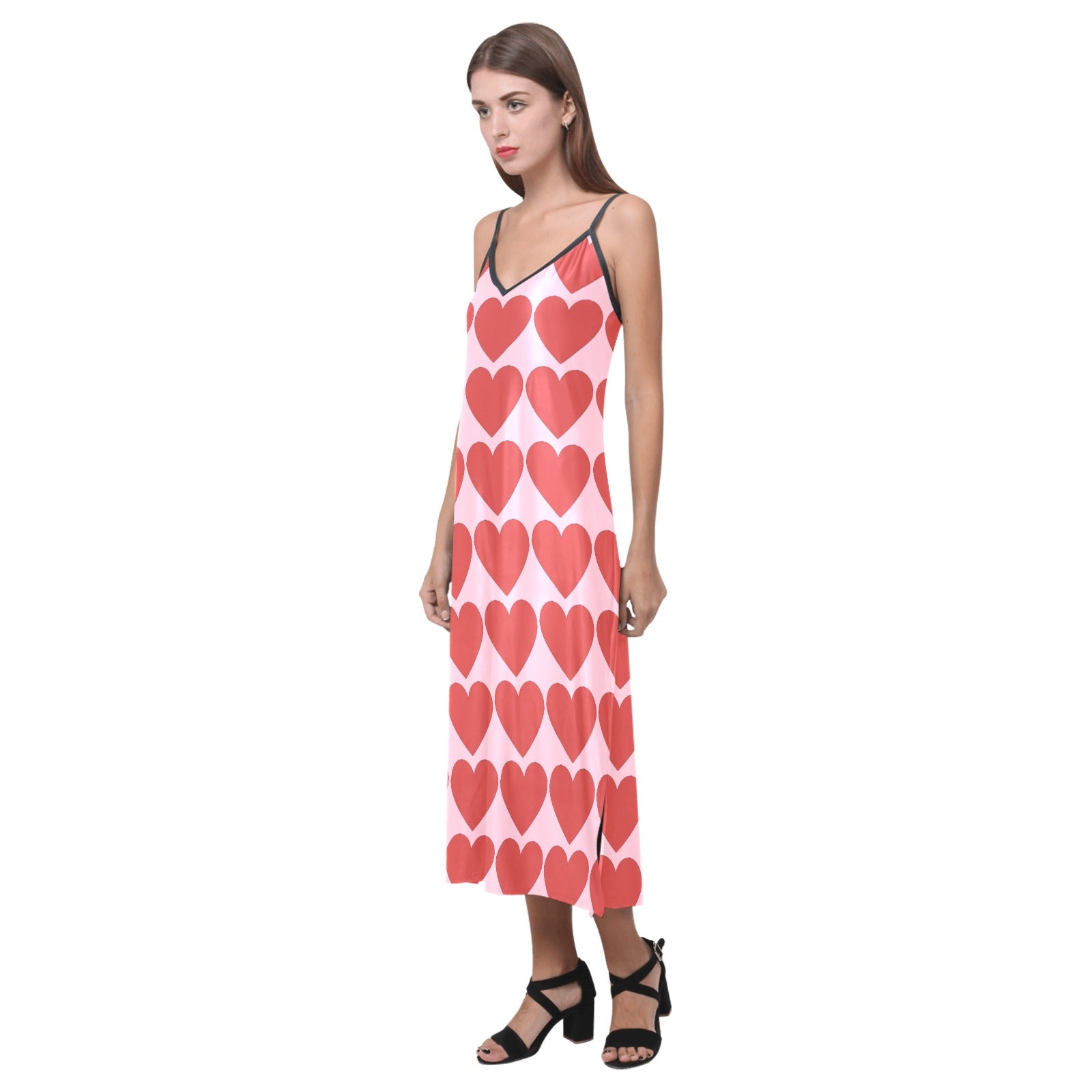 Heart Slip Dress & Scrunchy