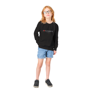 I Love Fashion Kids Crewneck Sweatshirt