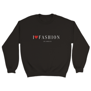 I Love Fashion Kids Crewneck Sweatshirt