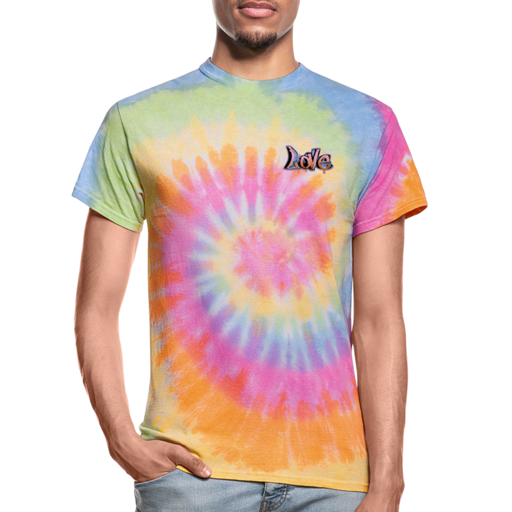 Love Tie Dye T-Shirt - rainbow