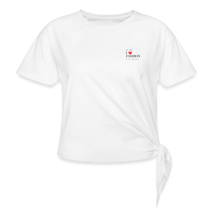 Knotted T-Shirt - white