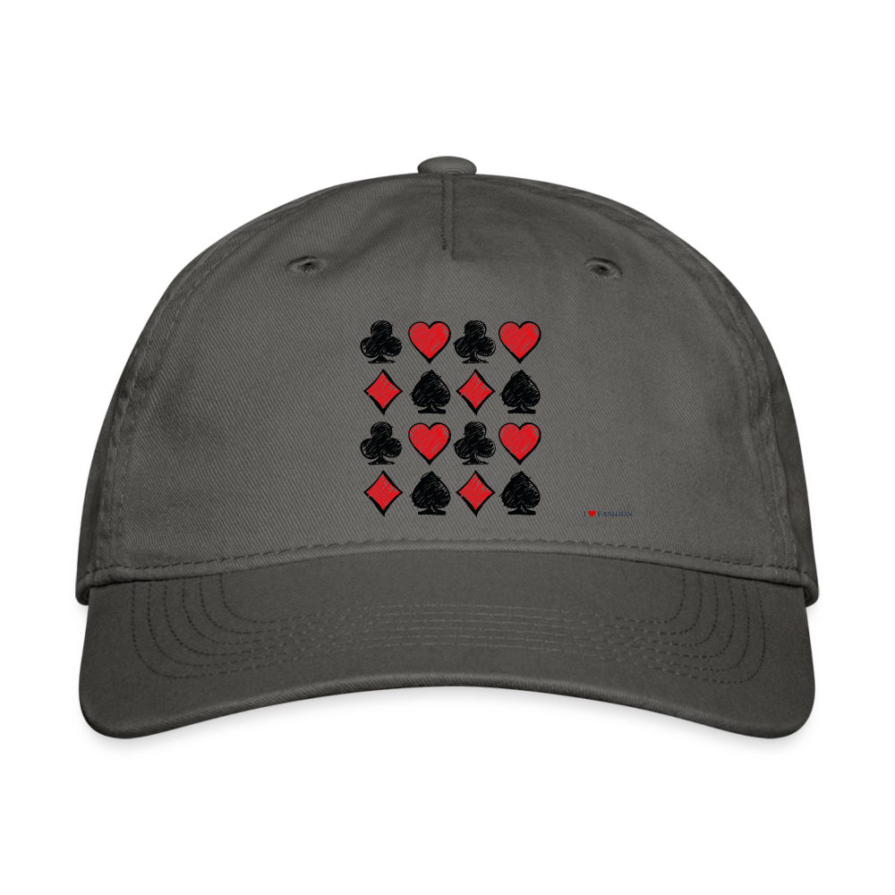 Organic Baseball Cap - charcoal