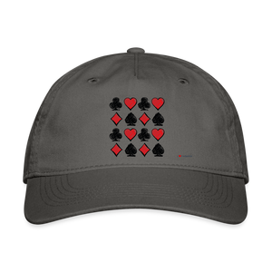 Organic Baseball Cap - charcoal